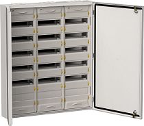 Корпус металлический TITAN 5 ЩРн-216 (3х72) 960х830х140мм IP54 серый (две двери)  IEK Корпус металлический TITAN 5 ЩРн-216 (3х72) 960х830х140мм IP54 серый (две двери)  IEK