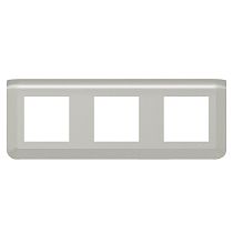 Рамка Программа Mosaic 3Х2 модуля алюминий Legrand