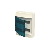 Бокс настенный Mistral41 24М зеленая прозрачная дверь (с клемм) ABB