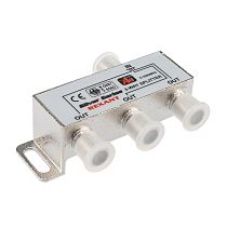 Делитель ТВ х 3 + 4шт. F BOX 5-1000МГц Silver REXANT Делитель ТВ х 3 + 4шт. F BOX 5-1000МГц Silver REXANT