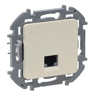 Информационная розетка RJ 45 категория 6 UTP слоновая кость INSPIRIA Информационная розетка RJ 45 категория 6 UTP слоновая кость INSPIRIA