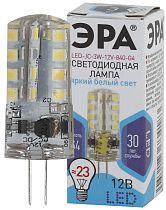 Лампа светодиодная ЭРА STD LED JC-3W-12V-SLS-840-G4 капсула нейтральный свет силикон Лампа светодиодная ЭРА STD LED JC-3W-12V-SLS-840-G4 капсула нейтральный свет силикон