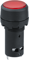 Кнопка Navigator 82 822 NBI-B-09-R красная с подсветкой d22мм 230В NO+NC