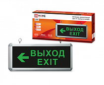 Светильник светодиодный аварийный СДБО-215 "ВЫХОД EXIT НАЛЕВО" 3 часа NI-CD AC/DC IN HOME Светильник светодиодный аварийный СДБО-215 "ВЫХОД EXIT НАЛЕВО" 3 часа NI-CD AC/DC IN HOME