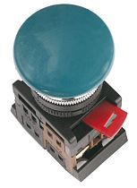 Кнопка AEА-22 "Грибок" зеленый d22мм 1з+1р  IEK