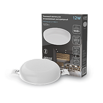 Светильник светодиодный встраиваемый Gauss Frameless круг 12Вт, 4000K