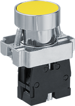 Кнопка Navigator 82 820 NBI-B-08-Y желтая d22мм NO