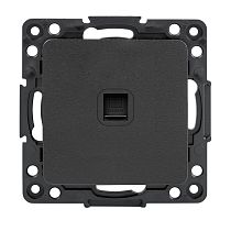 Стокгольм Механизм Розетки RJ-45 1-местной черный EKF PROxima Стокгольм Механизм Розетки RJ-45 1-местной черный EKF PROxima
