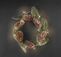 Гирлянда Navigator 95 036 NGF-D041-02  (венок шишки WW)