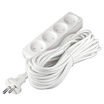 Удлинитель бытовой 2200 Вт 10А IP20 4 гнезда ПВС без заземления 10м Союз