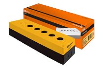 Корпус КП105(6) для кнопок 5(6) мест желтый  TDM