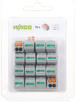 Клеммы WAGO 222-412/16 в блистерной упаковке 16шт