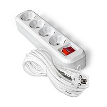 Удлинитель S-304 ПВС 3*1 4 гнезда с заземлением выкл 5м UNIVERSAL