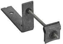 Держатель проводника круглого 6-10мм на парапет h=100мм оцинкованная сталь TD IEK