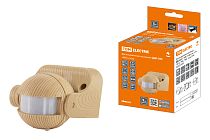 Датчики движения инфракрасные ДДС-02С (1100Вт, 5-480с, 6м, 5+Лк, 180гр, IP44), "ЭКО" сосна  TDM