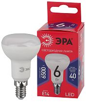 Лампа светодиодная ЭРА RED LINE LED R50-6W-865-E14 R рефлектор холодный дневной свет Лампа светодиодная ЭРА RED LINE LED R50-6W-865-E14 R рефлектор холодный дневной свет