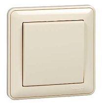 Wessen 59 слоновая кость Выключатель 1 клавишный , 10А (в сборе с рамкой) Systeme Electric (Schneider Electric)
