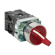 Переключатель BD21 2P c красной подстветкой 230В NO EKF PROxima Переключатель BD21 2P c красной подстветкой 230В NO EKF PROxima