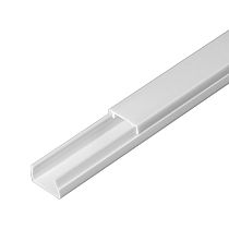 Кабель-канал белый двойной замок в п/э 15х10 (144 м/уп) Промрукав