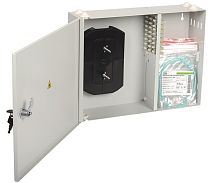 ITK кросс настенный укомплектованный: SC (Simplex) 24шт;  (OM3) IEK