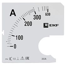Шкала сменная для A961 300/5А-1,5 EKF PROxima Шкала сменная для A961 300/5А-1,5 EKF PROxima