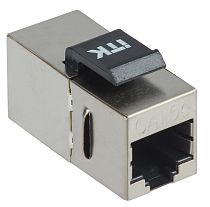 ITK Проходной адаптер кат. 5E FTP RJ45-RJ45 Keystone Jack IEK