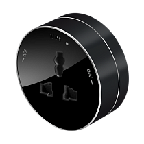 MuitiTrack Розетка универсальная круглая 13А/250В Антрацит Systeme Electric (Schneider Electric)