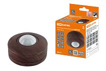 Датчики движения инфракрасные ДДП-03В (1200Вт, 10-900с, 6м , 3+Лк, 120(сбоку)+360(сверху)гр IP33), "ЭКО" венге  TDM Датчики движения инфракрасные ДДП-03В (1200Вт, 10-900с, 6м , 3+Лк, 120(сбоку)+360(сверху)гр IP33), "ЭКО" венге  TDM