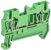 Клемма пружинная КПИ 2в-1.5 17.5А зеленая  IEK