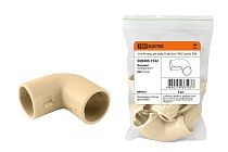 Угол 90 соед. для трубы 20 мм (5шт) "ЭКО" (сосна)  TDM