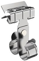 Зажим балочный 8-14мм под трубу 25мм двойной HDZ  IEK