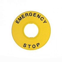 Шильдик аварийной остановки NP2-BY9330 φ60 (с надписью) (R) CHINT
