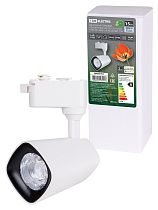 Светильник трековый однофазный LED TRL-02-015-NW 15 Вт, 24°, 4000 К, 90 Ra, белый, TDM Светильник трековый однофазный LED TRL-02-015-NW 15 Вт, 24°, 4000 К, 90 Ra, белый, TDM