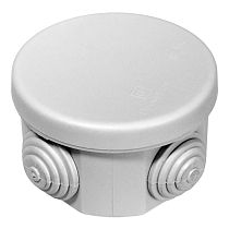 Коробка распределительная 40-0100 для открытой проводки безгалогенная (HF) 65х40 (200шт/кор) Промрукав