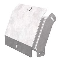 Угол вертикальный внешний 45 градусов с крышкой Стандарт 200х50 Промрукав