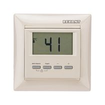 Терморегулятор цифровой REXANT RX-511H, бежевый, совместим с Legrand серии Valena