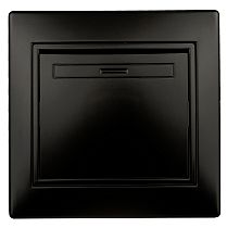 Выключатель ЭРА Intro Plano 1-101-05 10А 250В антрацит одноклавишный