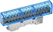 TEKFOR Шина N "ноль" изолированная на универсальном держателе 8х12-14-С IEK