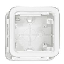 Коробка однопостовая, цвет белый Plexo Arctic Legrand