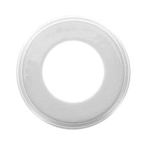 Рамка 1 постовая, керамика, цвет белый Bironi