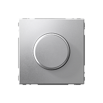 ArtGallery Алюминий Светорегулятор (диммер) поворотно-нажимной, LED, RC, 400Вт, механизм Systeme Electric (Schneider Electric)