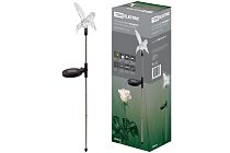 Светильник СС "Колибри" на солнечных батареях, сталь, меняет цвет,  TDM