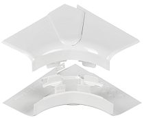 DLP Угол внутренний изменяемый для кабель-канала 105х50мм (80-100град) белый