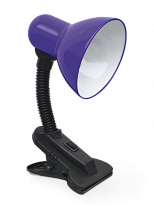 Светильник наст п/лампу на прищепке СНП 21Ф 40Вт E27 230В ФИОЛЕТОВЫЙ (с подвесом) IN HOME Светильник наст п/лампу на прищепке СНП 21Ф 40Вт E27 230В ФИОЛЕТОВЫЙ (с подвесом) IN HOME