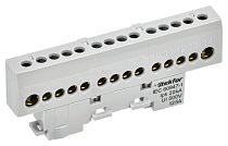 TEKFOR Шина L "фаза" изолированная на универсальном держателе 8х12-10-Ср IEK