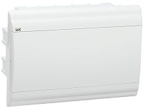 Бокс ЩРВ-П-12 модулей встраиваемый пластик IP41 PRIME белая дверь  IEK