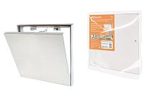 Люк под плитку, алюминиевый, съемный, нажимной, ограничитель-цепочка, 200х300,  TDM