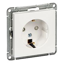 Wessen 59 слоновая кость Розетка с заземлениемсо шторками Systeme Electric (Schneider Electric)