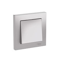 AtlasDesign Алюминий Выключатель 1-кл., сх.1, 10АХ, в сборе, быстрозажим. клемм