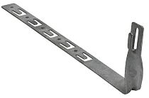 Держатель проводника круглого 6-8мм черепичная кровля скрученный L=330мм оцинкованная cталь TD IEK